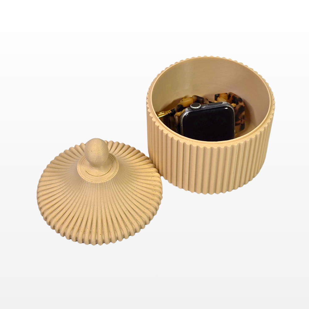 Ribbed Storage Container
