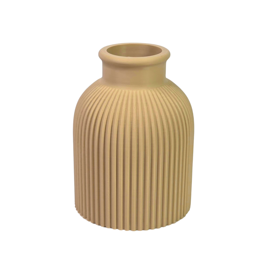 Ribbed Vase