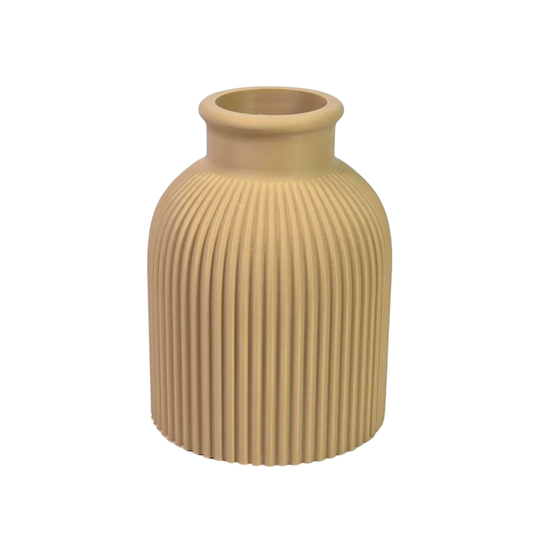 Ribbed Vase